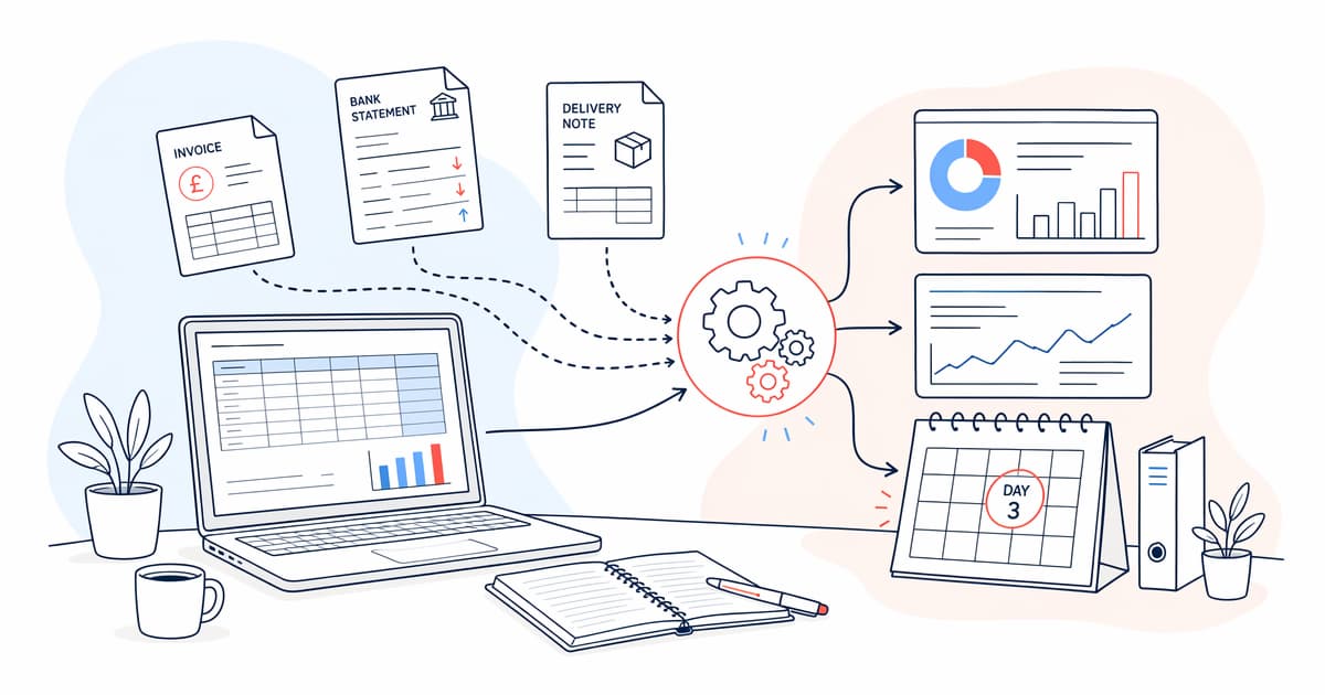 Month-End Close for Small FMCG Finance Teams: What AI Can Actually Help With illustration