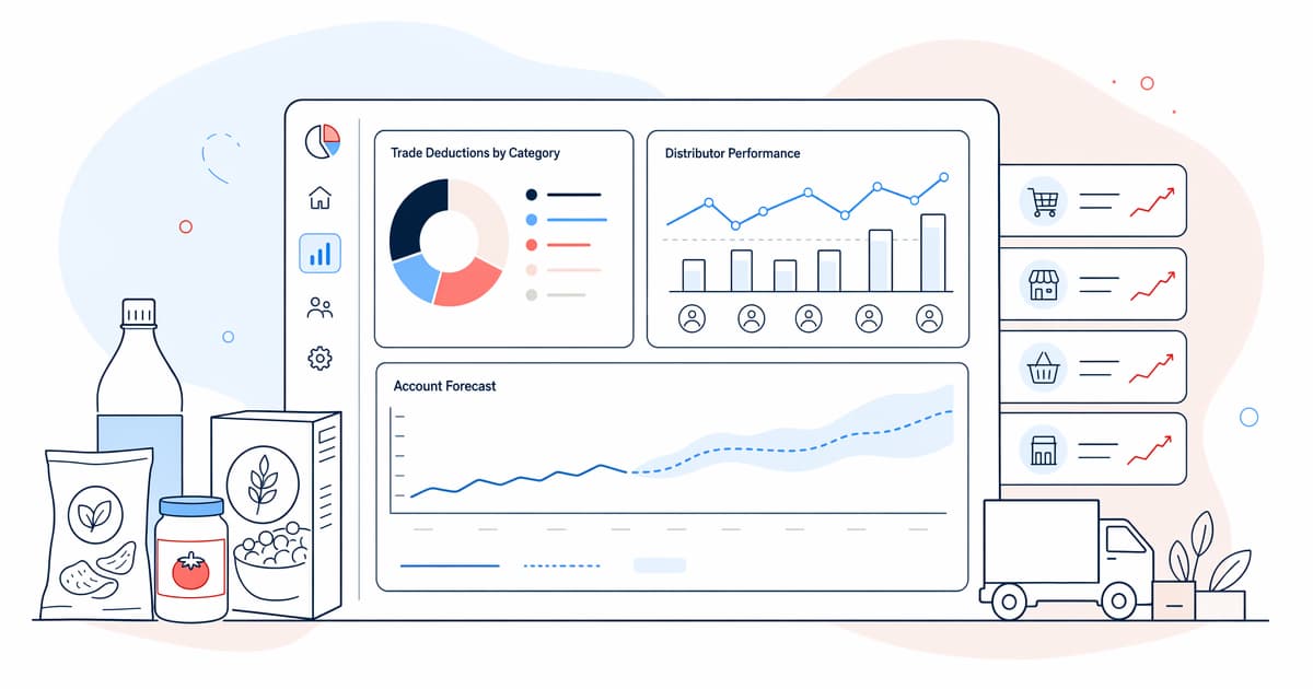 AI for FMCG Sales Teams: Trade Deductions, Distributor Management and Forecasting illustration