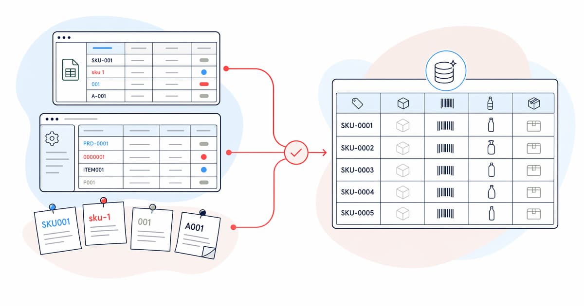 FMCG master data audit and cleanup illustration