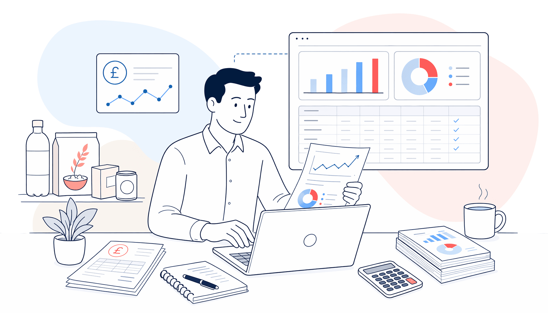 Automation and reporting for FMCG finance teams illustration