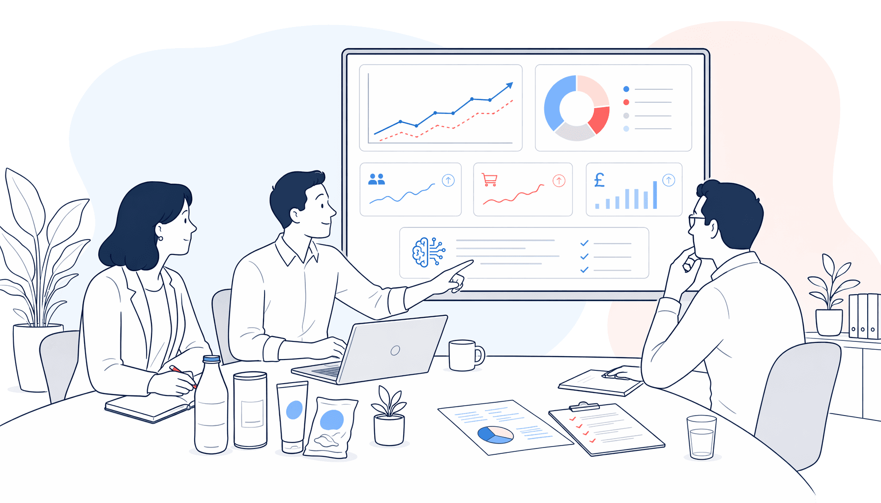 AI and automation for FMCG leadership teams illustration