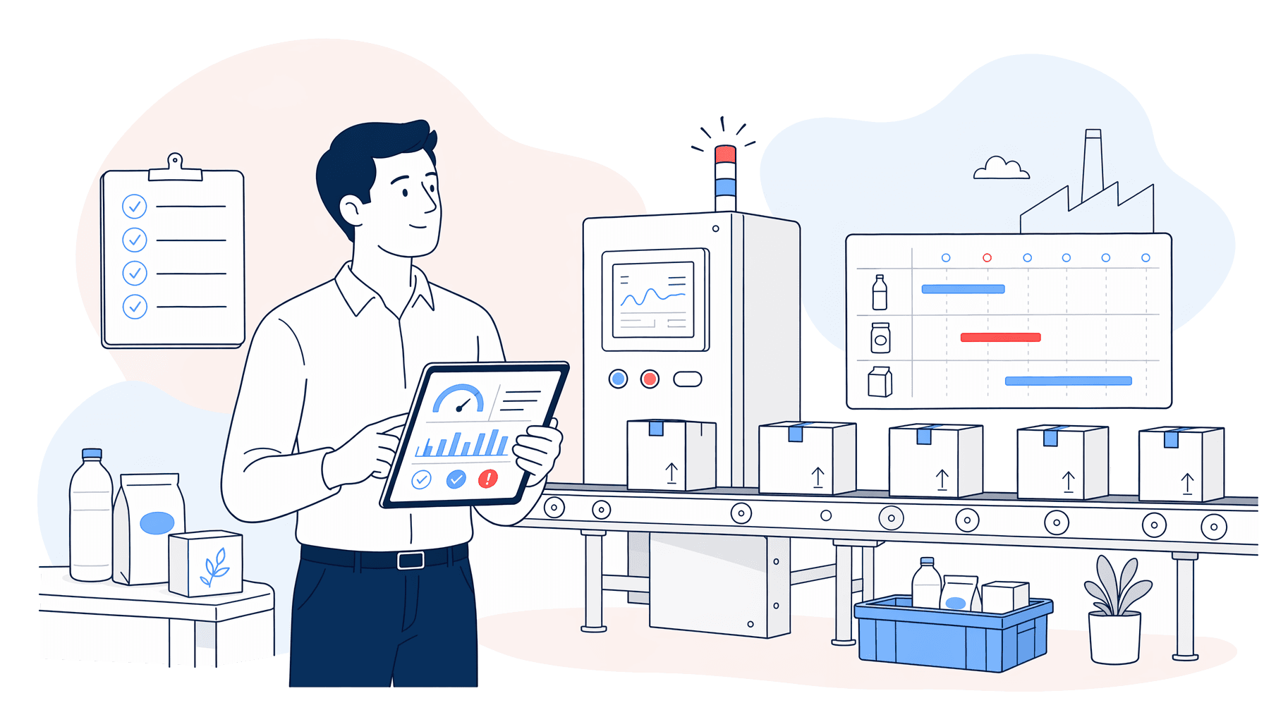 AI and automation for FMCG operations teams illustration