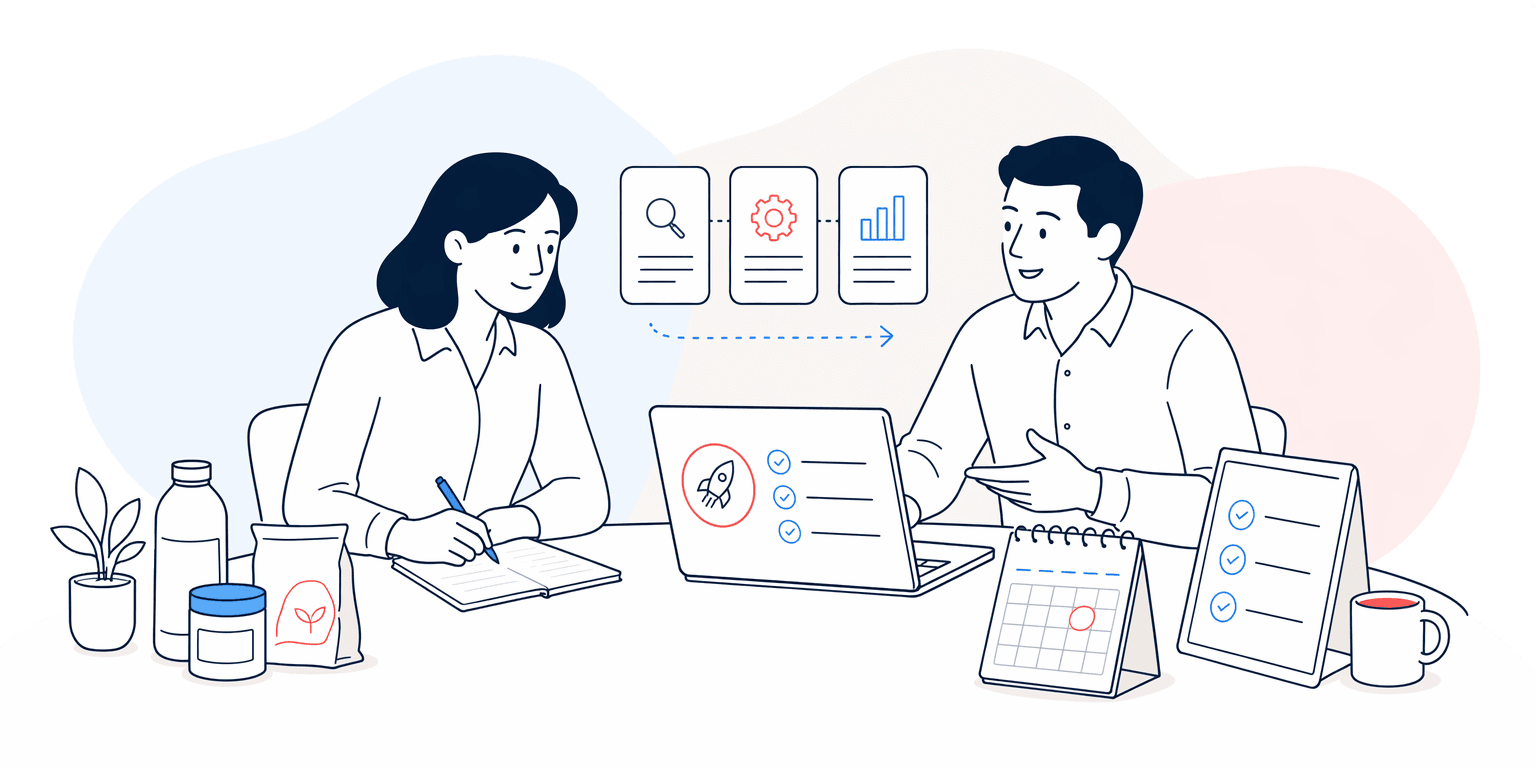 Service pilot conversation illustration