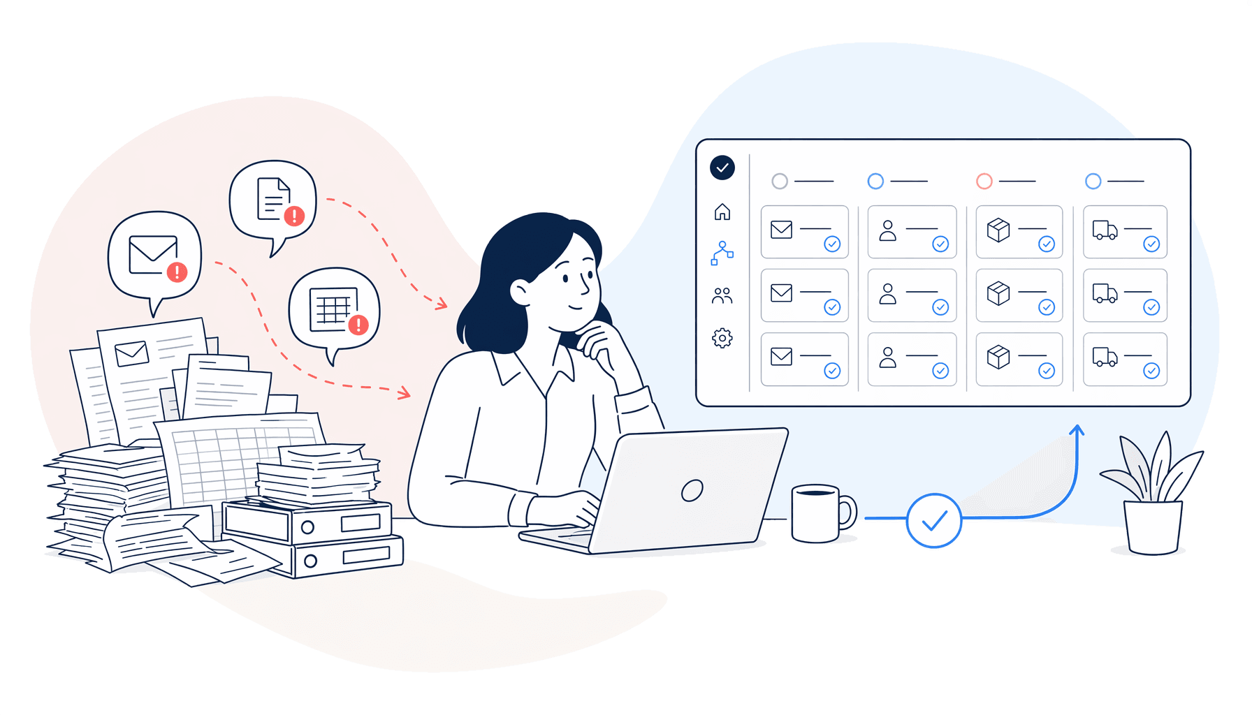 Workflow Automation for FMCG teams illustration
