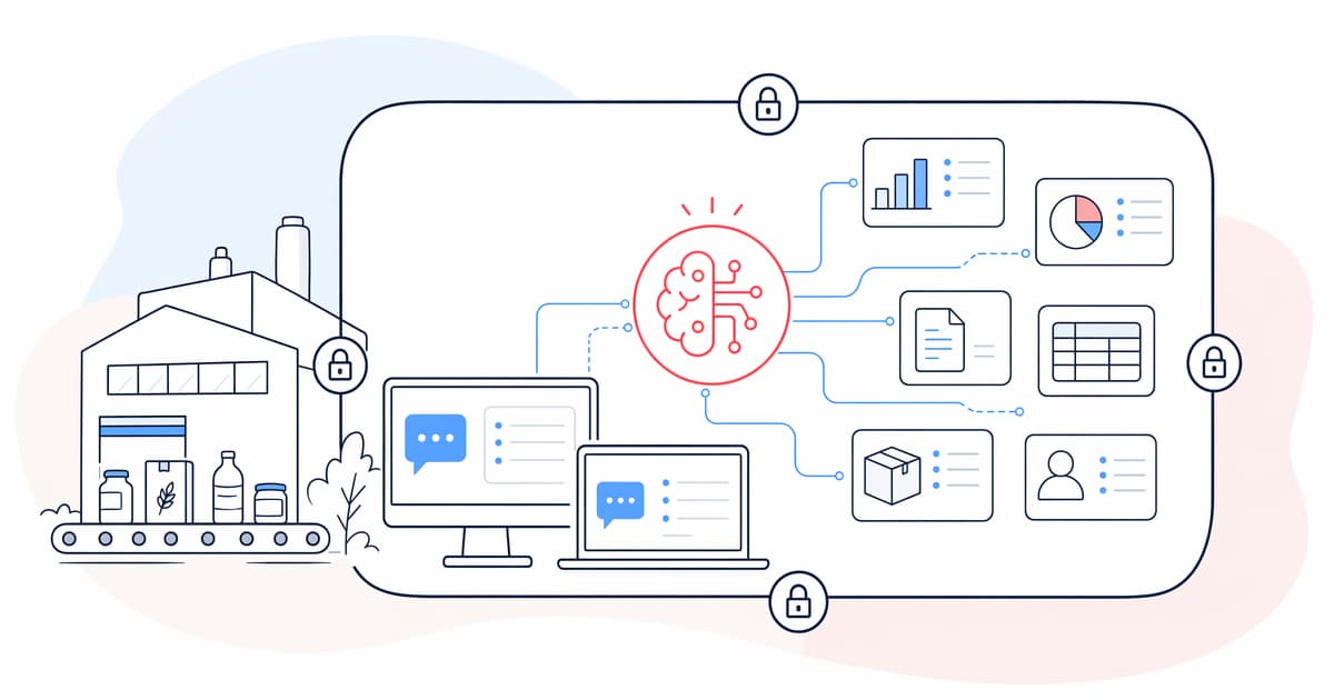 How to Deploy a Private AI Copilot for a 50-200 Person FMCG Brand illustration