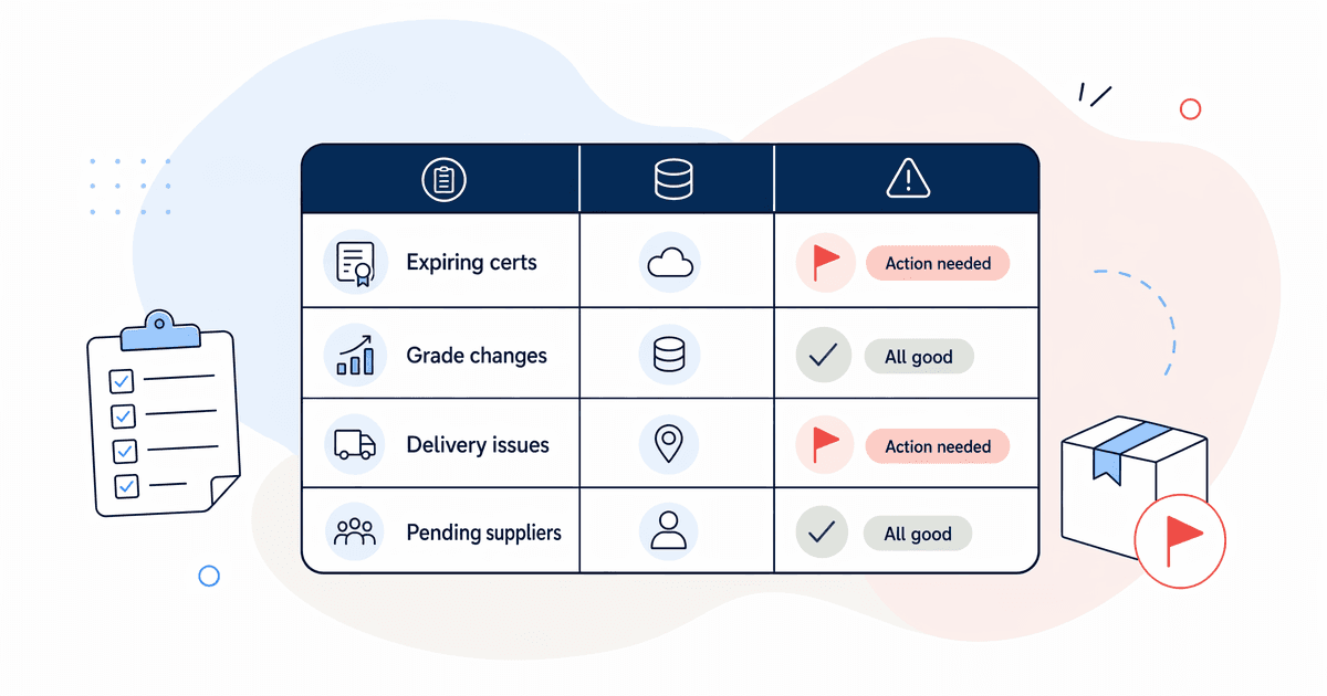 quarterly supplier review checklist