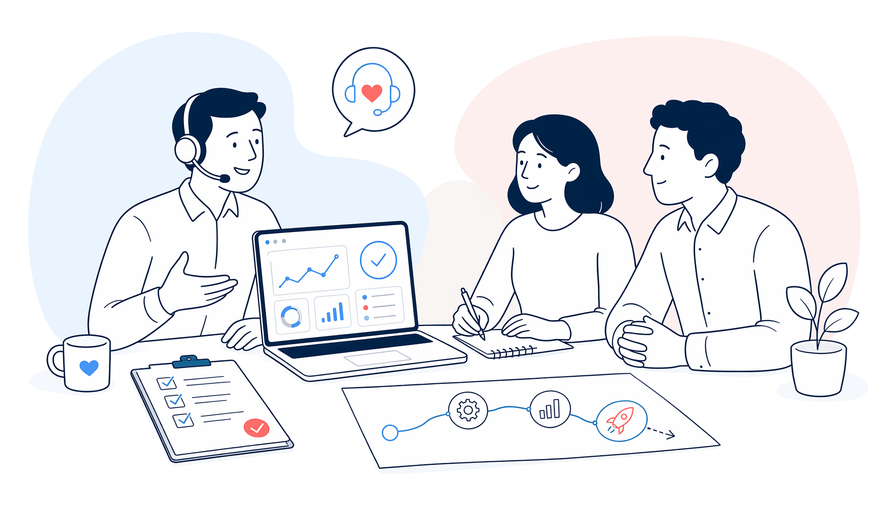 Ongoing AI, Automation and Data Support illustration